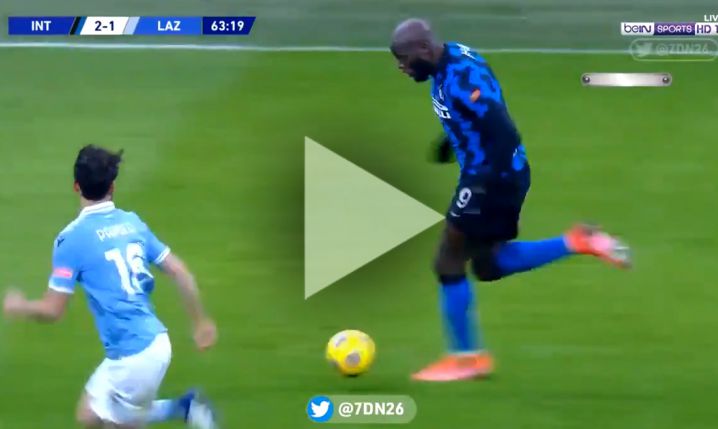 PRZYSPIESZENIE Lukaku przy golu na 3-1 z Lazio! [VIDEO]